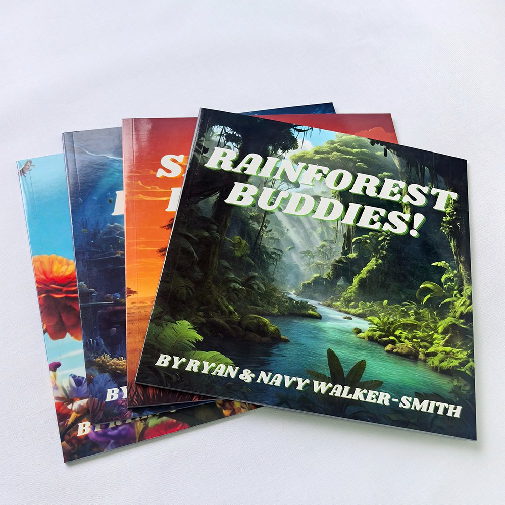 Druckservice für Kinderbücher mit Schuberbox