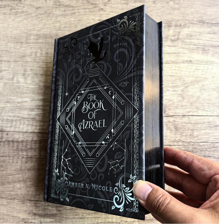 Custom Sprunged Edge mit Foil Roman Book Collector's Edition Buchgeschenk mit Mail Box