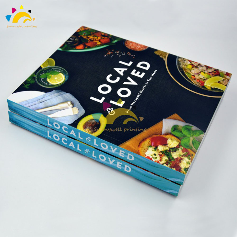 Vollfarbdruck Food Book Rezept Kochbuch Druck