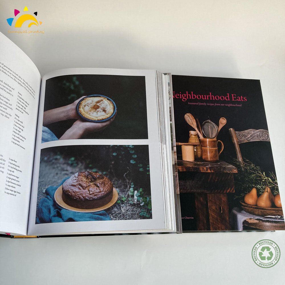 Hardcover Food Book Cooking Book Printing