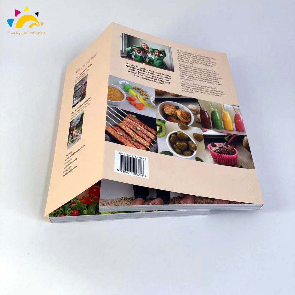 Papier Cover Food Book Rezept Kochbuch Druck